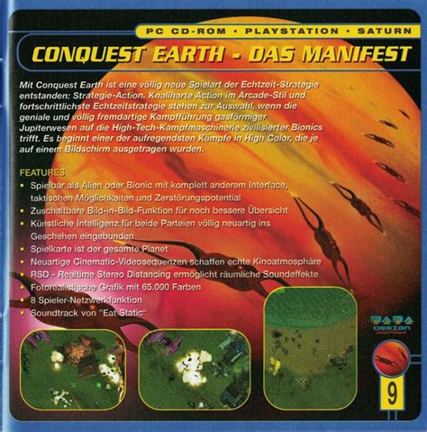 Conquest Earth First Encounter 1997 Promotional Art Mobygames