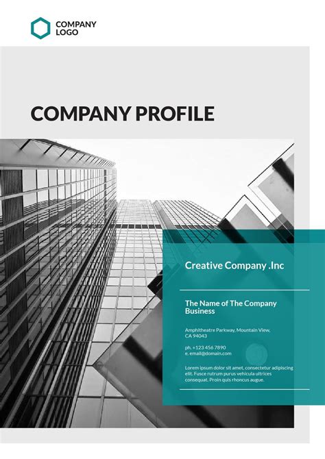 Company Profile Template Download Link Item