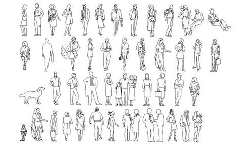 Here you will find blocks of people in different clothes, people of different professions, people of different ages, people of different faiths. People Cad Block