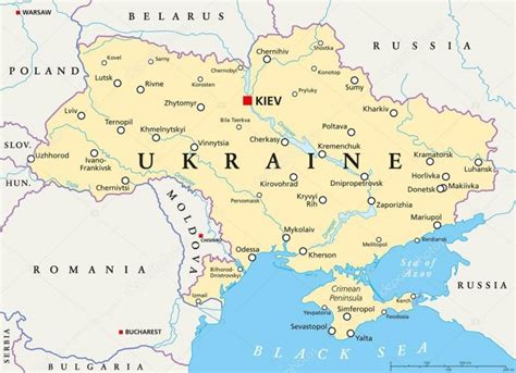 Mapa De Ucrania Mochileros Viajeros
