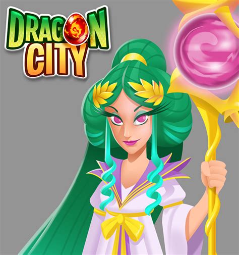 Artstation Dragon City Mentor Gaia