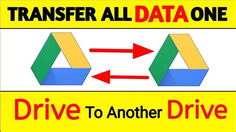 How To Transfer Files And Folder One Google Drive To Another Google Drive Google Drive Tricks