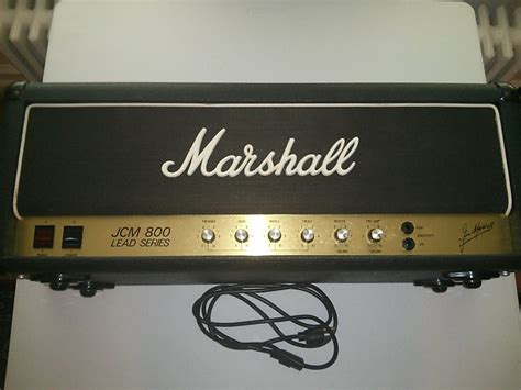 Marshall Jcm 800 2204 50 Watt Head 1984 Black Wiggys Audio Reverb
