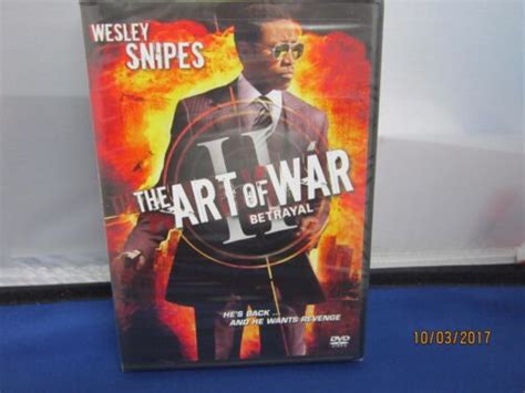 The Art Of War The Betrayaldvd Wesley Snipesnewsealednail Biting