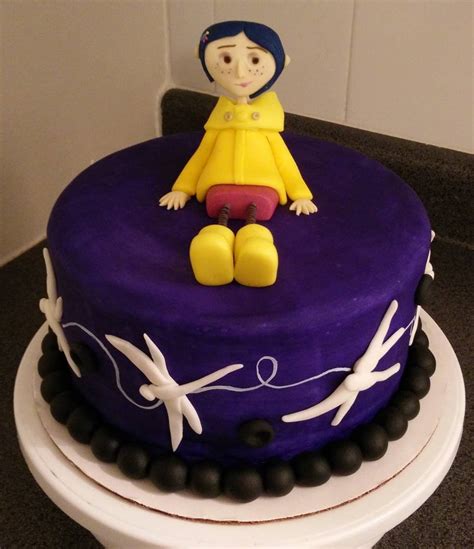 Coraline Birthday Cake Ideas Welcome Home Cake From The Movie Coraline ì⃜ í™” ì½”ë ë ¼ì ¸ ì¼€ì