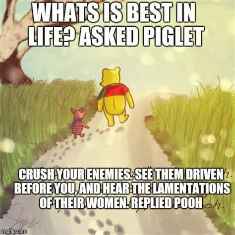 Nerd Humor Book Humor Geek Humour Winnie The Pooh Memes Funny Jump Crush Your Enemies