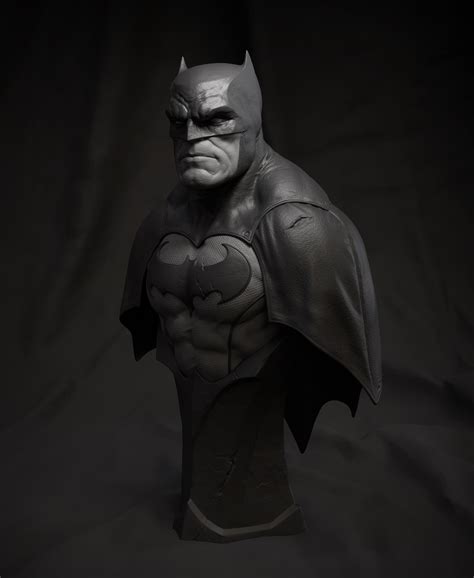 3d File Batman Bust 3d Printable Model・3d Printable Design To Download・cults