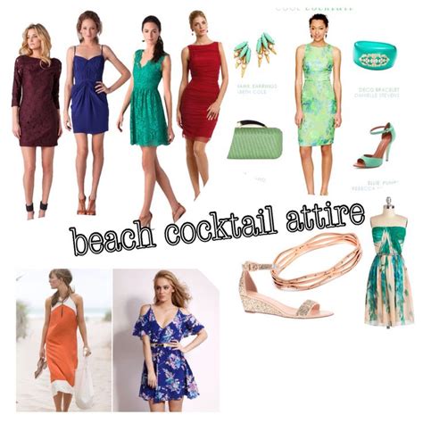 Beach Cocktail Attire For Guests Ceremony And Reception