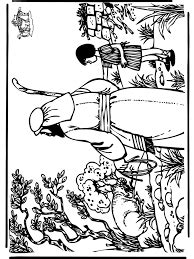 This coloring page will help children remember the important story of abraham's devotion to god. Abraham Sacrifice - Coloring Page - SundaySchoolist