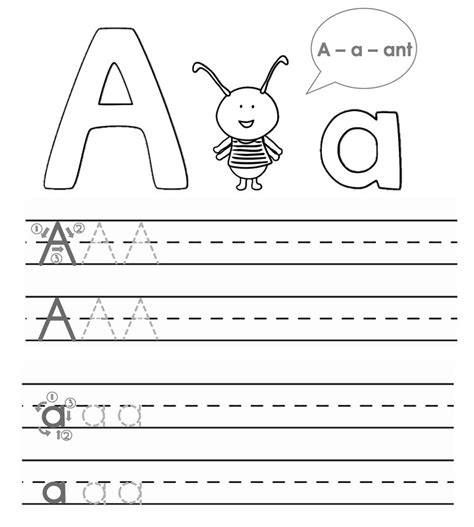 Alphabet Tracing Printables For Kids Activity Shelter Printable