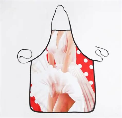 Free Shipping Cooking Apron Funny Novelty Bbq Home Party Apron Men