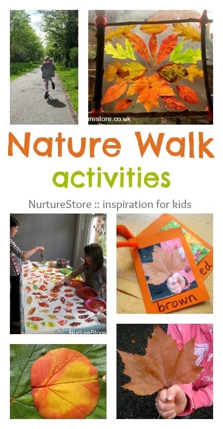 Look up at the sky and down at the ground for clues. Nature walk ideas :: Simple Play - NurtureStore