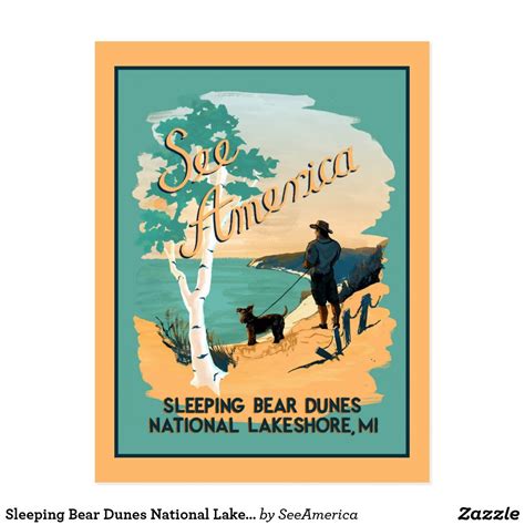 Maybe you would like to learn more about one of these? Sleeping Bear Dunes National Lakeshore Postcard | Zazzle ...