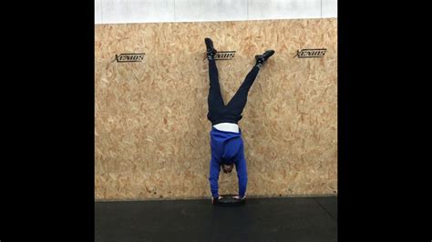 Wall Assisted Handstand Plate Walk Youtube