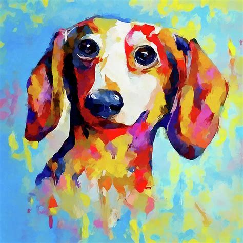 Dachshund 16 Painting By Chris Butler Fine Art America