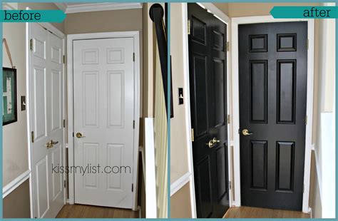 Painting Interior Doors Black Kiss My List