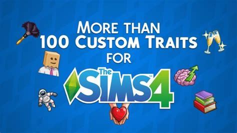 More Than 100 Custom Traits For The Sims 4 Sims 4 Anime Sims 4 Game