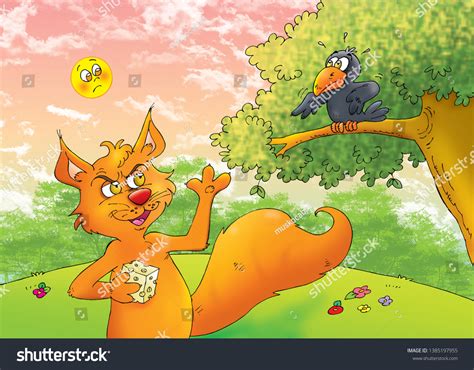 1067 Crow Fox Images Stock Photos And Vectors Shutterstock