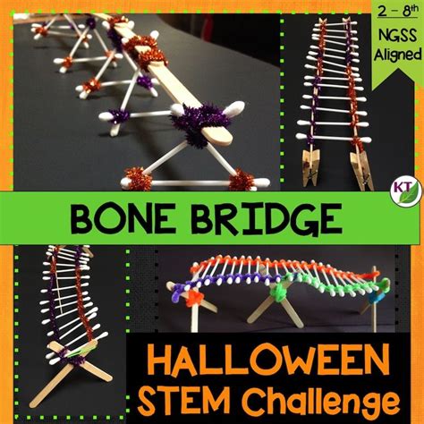 Halloween Activity And Stem Challenge Bone Bridge® Feel Good Teaching