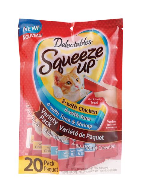 Hartz Delectables Squeeze Up™ Variety Pack Wet Cat Treats 280 G 20 X