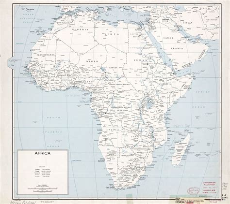 Detalle A Gran Escala Mapa Politico De Africa Con Las Marcas De Images