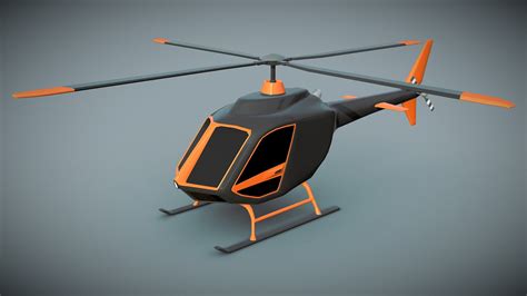 Helicopter Concept Vehicle Buy Royalty Free 3d Model By Koleos3d