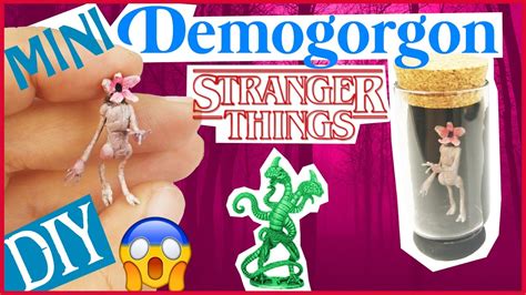 Diy Miniature Demogorgon Stranger Things Miniature Polymer Clay