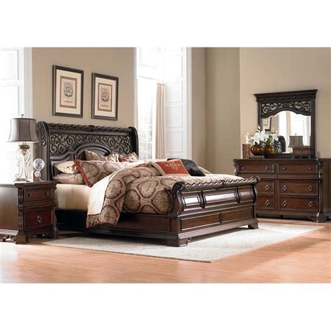 Shop for furniture at your local fulton, ms walmart. Liberty Furniture Arbor Place 4 Piece Queen Sleigh Bedroom ...