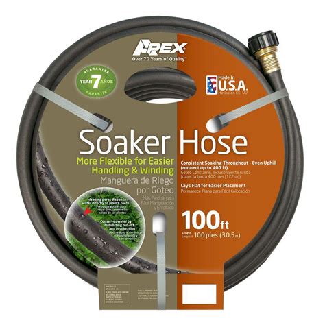 Apex 12 In Dia X 100 Ft Soaker Water Hose 1030 100 The Home Depot