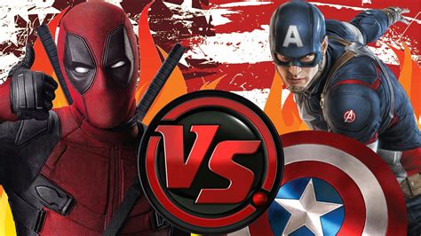 Deadpool Vs Captain America Ultimate Death Battle Youtube
