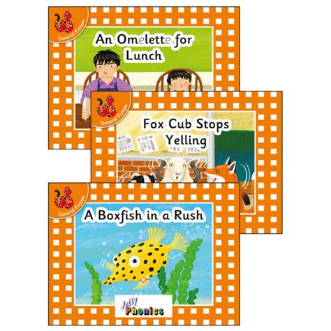 Jolly Phonics Readers Level 0 Orange Level Set 6 Pack Of 3 Abc