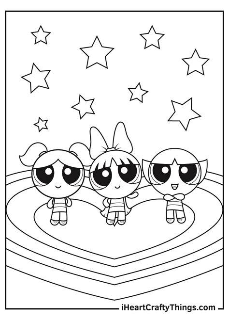 Powerpuff Girls Coloring Pages I Heart Crafty Things