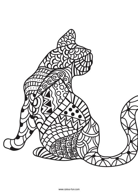 Maybe you would like to learn more about one of these? Zentangle Cat Colouring Pages #zentanglecats #cats #kittens #catcolouring #catcoloring # ...