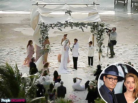 Inside Johnny Depp And Amber Heards Private Island Wedding Ceremony Photos