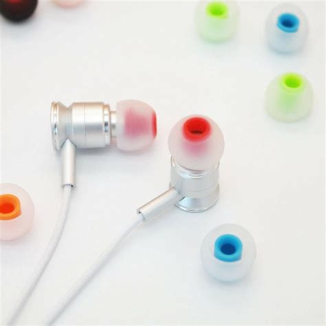 1pair Silicone Replacement Earbud Rubber For In Ear