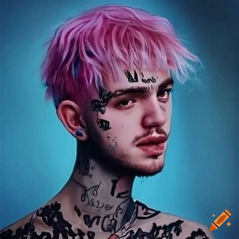Realistic Lil Peep Artwork In Adventure Time Style