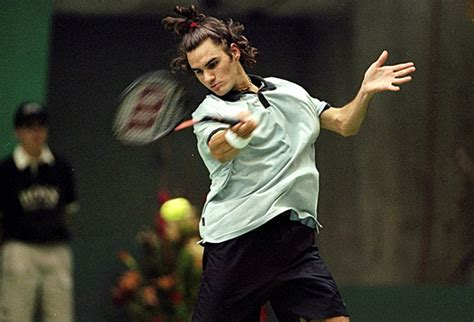 Roger federer with long hairstyle and long side bangs.jpg. Memory Lane: Roger Federer's first final - Sports Illustrated