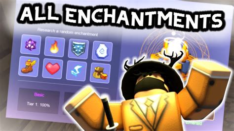 Every New Enchant In The Roblox Bedwars Update Youtube