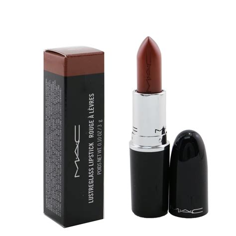 Mac Lustreglass Lipstick Posh Pit Warm Rose Brown Nude G