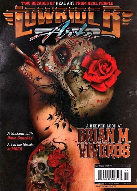 Brian M Viveros Featured On The Cover Of Lowrider Arte In 2023