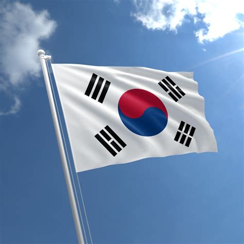 South Korea Flag Std Bournemouth And Poole College International