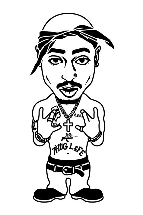Rip Tupac Tupac Design Hip Hop Drawing Hip Hop Artistst イラスト