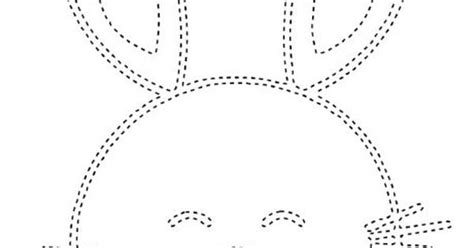 Are you looking for a simple bunny rabbit template? Rabbit tracing page | Pre K and Kindergarten Printables FlashCards etc... | Pinterest | Rabbit ...