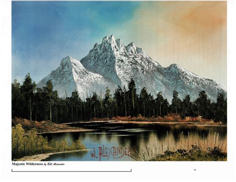 Paint A Long Guide Majestic Wilderness Alexander Art