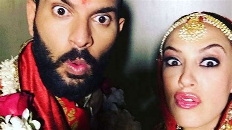 Watch Newlyweds Yuvraj Singh Hazel Keech Doing Bhangra At Goa Airport