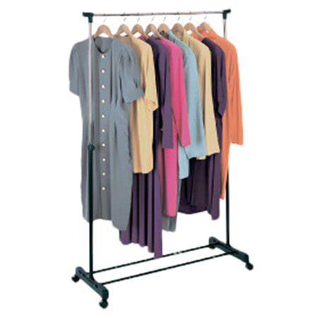 Best free standing towel rack for classic decor: Richards Homewares Free Standing Storage Rolling Garment ...