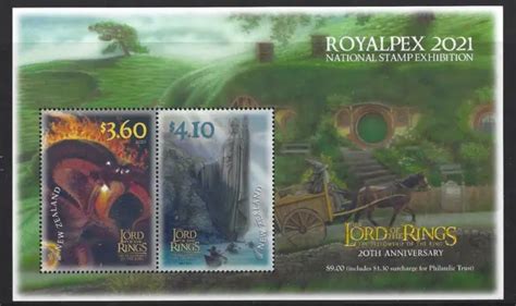 New Zealand 2021 Royalpex 21 Lord Of The Rings Miniature Sheet
