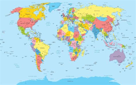 World Political Map Hd Image