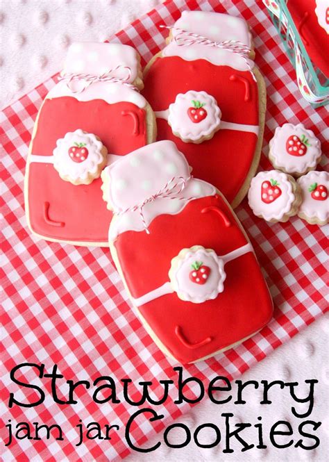 Munchkin Munchies Strawberry Jam Jar Cookies Mason Jar Cookies