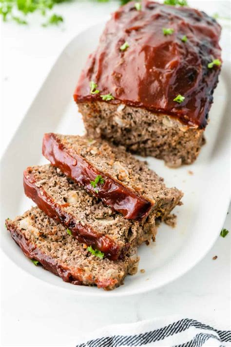 Moms Best Classic Beef Meatloaf ~ On My Kids Plate